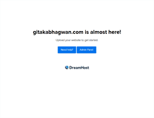 Tablet Screenshot of gitakabhagwan.com